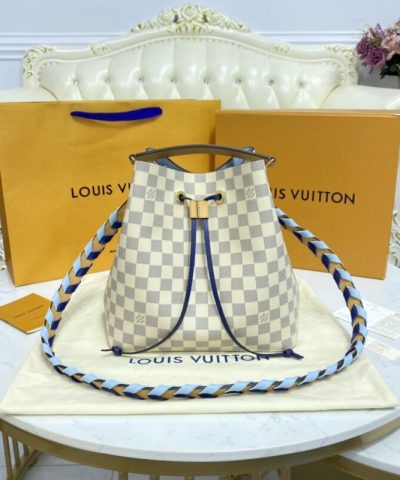 Replica Louis Vuitton Neonoe Bb White Grid - best quality fake designer bag
