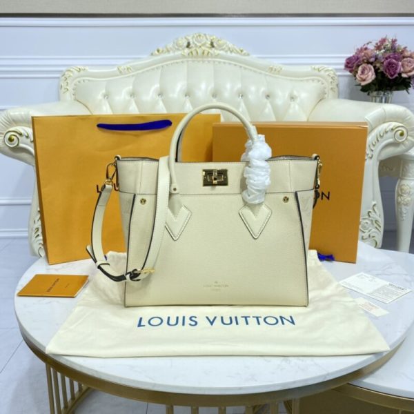 Replica Louis Vuitton On My Side All White - affordable luxury replica bag