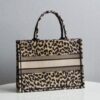 Replica Dior Tote Book Leopard Print - high-quality designer bag dupe