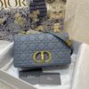 Replica Dior Caro Bag Blue - elite factory replica handbag