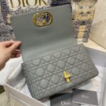 Replica Dior Caro Bag Grey - 1:1 premium replica handbag