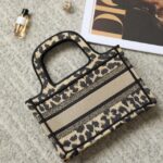 Replica Dior Tote Book Mini Leopard - elite factory replica handbag