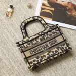 Replica Dior Tote Book Mini Leopard