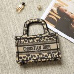 Replica Dior Tote Book Mini Leopard - high-end replica designer purse