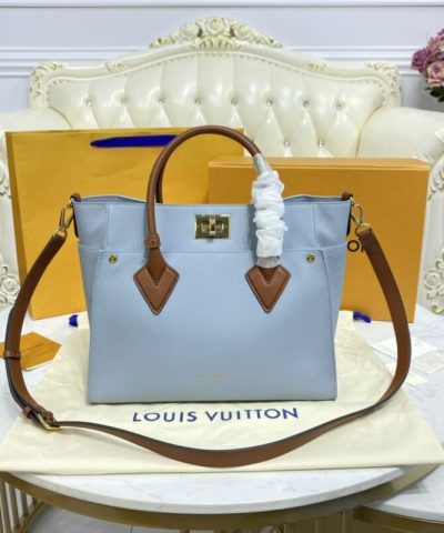 Replica Louis Vuitton On My Side Sky Blue - top-grade luxury bag dupe