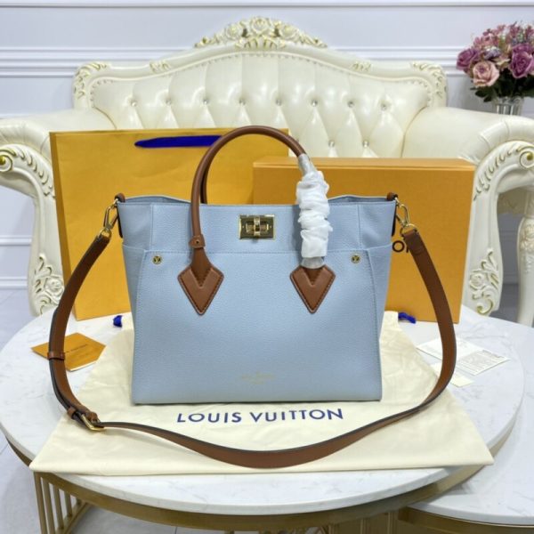 Replica Louis Vuitton On My Side Sky Blue - top-grade luxury bag dupe