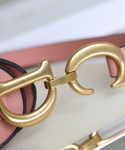 Fake Dior Saddle Bag Pink - high-end replica designer purse