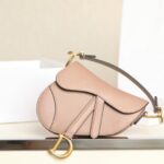 Replica Dior Saddle Bag Small Nude