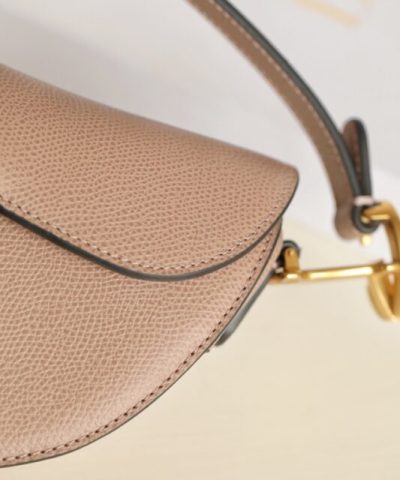 Fake Dior Saddle Bag Small Nude - high-quality designer bag dupe