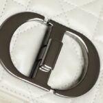 Replica Dior Caro Bag White Gunmetal - high-end replica designer purse