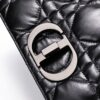 Replica Dior Caro Bag Diamond Black - 1:1 premium replica handbag