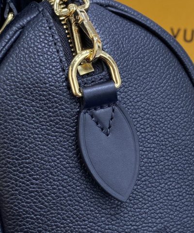 Replica Louis Vuitton Speedy Bandouliere 20 Full Black - ultra-realistic fake purse