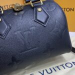 Replica Louis Vuitton Speedy Bandouliere 20 Full Black - top-grade luxury bag dupe