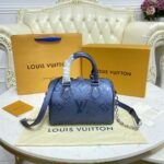 Replica Louis Vuitton Speedy Bandouliere 20 Dark Blue