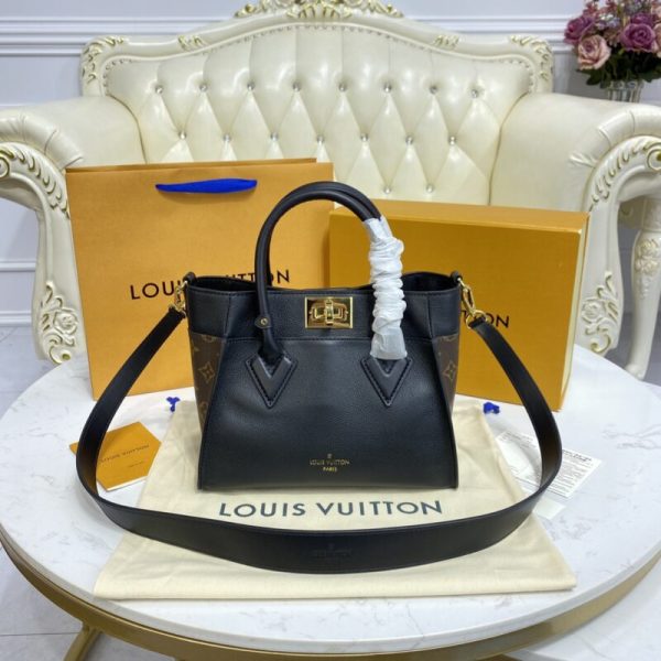 Replica Louis Vuitton On My Side PM Black