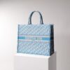 Fake Dior Tote Book Cd Light Blue - top-grade luxury bag dupe