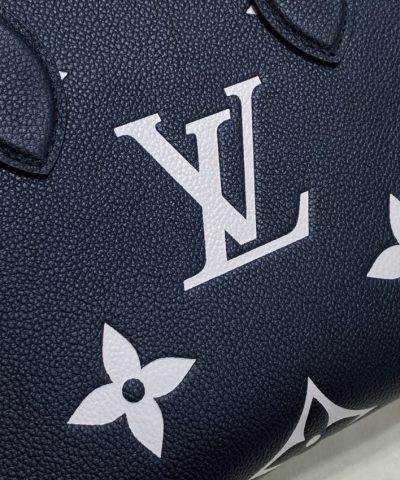 Fake LV Onthego PM Black - top-grade luxury bag dupe