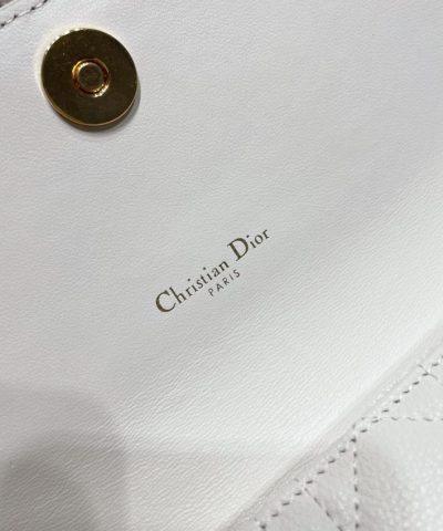 Fake Dior Miss Caro Pouch White - top-grade luxury bag dupe