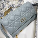 Replika kabelky Dior Miss Caro Pouch Sky Blue - luxusní replika designové kabelky