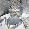 Replica Dior Miss Caro Pouch Sky Blue - 1:1 premium replica handbag