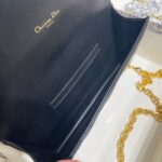 Replica Dior Miss Caro Pouch Black
