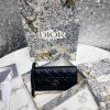 Fake Dior Miss Caro Pouch Black - top-grade luxury bag dupe