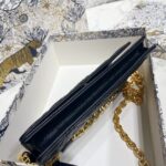 Replica Dior Miss Caro Pouch Black