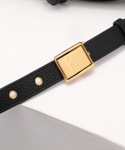 Fake Dior Bobby Black Grained - high-quality designer bag dupe