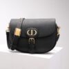 Fake Dior Bobby Black Grained - high-end replica designer purse