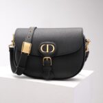 Replica Dior Bobby Black Grained
