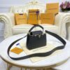 Fake Loius Vuitton Capucines Small Black - top-grade luxury bag dupe