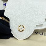 Replica Loius Vuitton Capucines White - top-grade luxury bag dupe