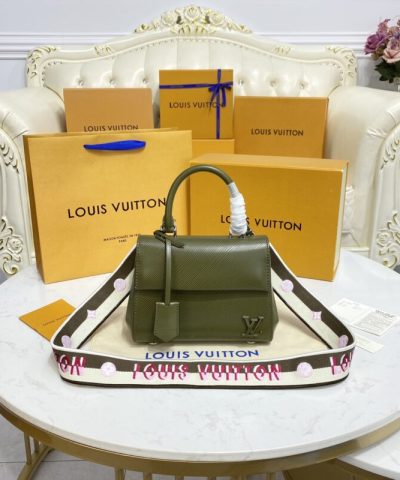 Fake Louis Vuitton Cluny Mini Green - high-end replica designer purse