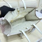 Replica LV Onthego Milk Tea - high-quality designer bag dupe