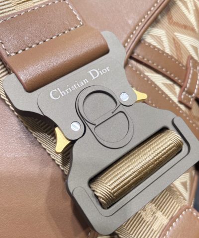 Fake Dior Saddle Bag Brown Triangle - high-end replica designer purse