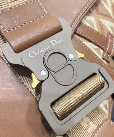 Fake Dior Saddle Bag Brown Triangle - high-end replica designer purse