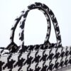 Replica Dior Tote Book Houndstooth - premium superclone handbag