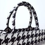Replica Dior Tote Book Houndstooth - premium superclone handbag