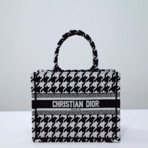 Replica Dior Tote Book Houndstooth - premium superclone handbag