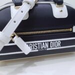 Replica Dior Vibe Zip Bowling Bag Black