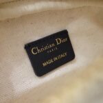 Replik Dior Vibe Bowlingtasche mit Reißverschluss Weiß