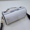 Replica Dior Vibe Zip Bowling Bag White - best quality fake designer bag