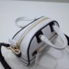 Replica Dior Vibe Zip Bowling Bag White - elite factory replica handbag