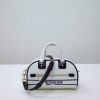 Replica Dior Vibe Zip Bowling Bag White - elite factory replica handbag