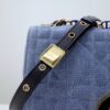 Fake Dior Caro Bag Denim Blue - top-grade luxury bag dupe