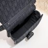 Replica Dior Mini Gallop Bag With Strap Black Canvas - premium superclone handbag