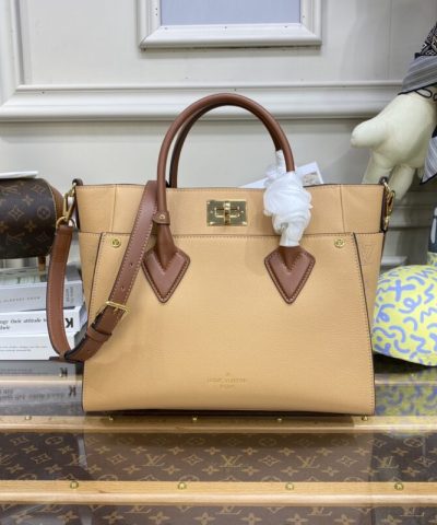 Fake Louis Vuitton On My Side Apricot - 1:1 premium replica handbag