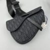 Fake Dior Saddle Bag Oblique Black - high-quality designer bag dupe
