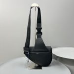 Replica Dior Saddle Bag Full Black Calfskin