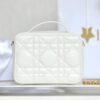 Replica Dior Caro Box Bag White - 1:1 premium replica handbag